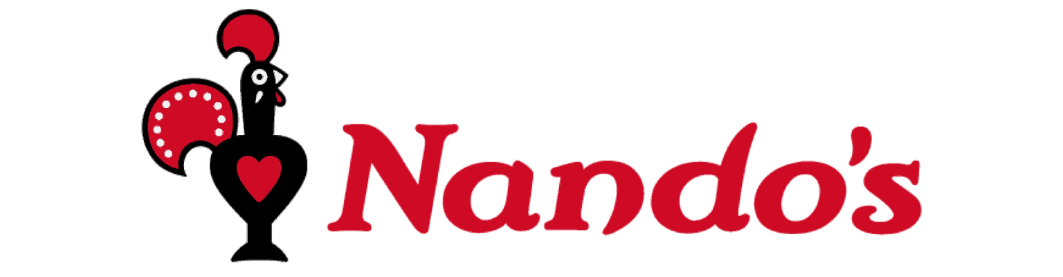 The logo for nando's restaurant showcasing its clean exterior and commercial appeal.