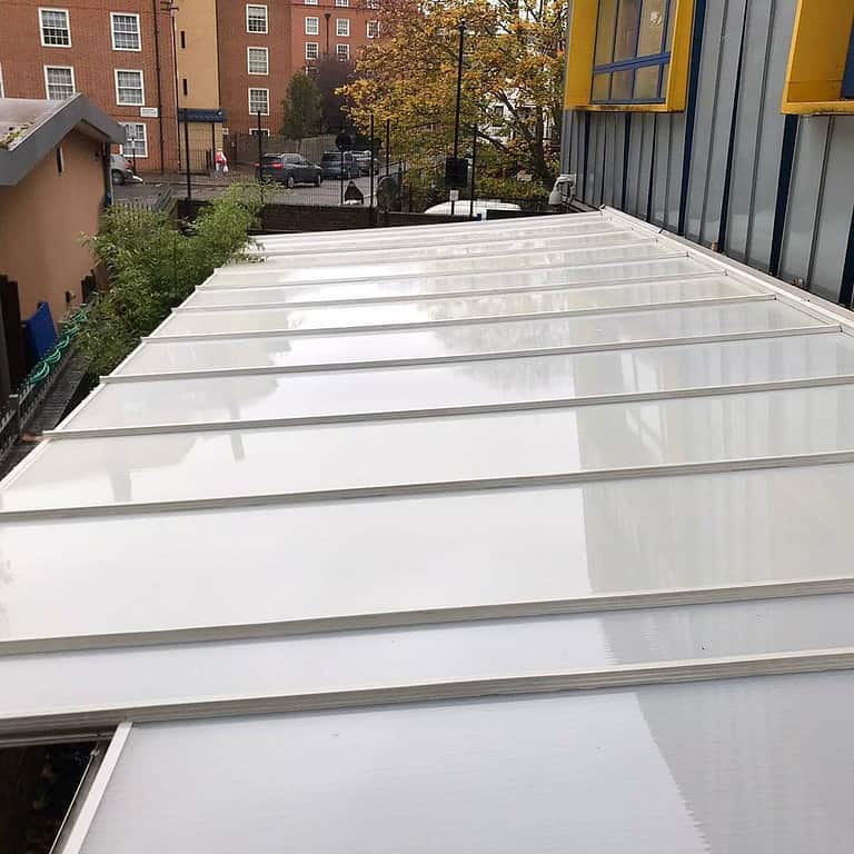 After: Canopy cleaning