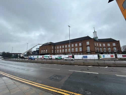 Gutter Cleaning, Project With Traffic Management Watford