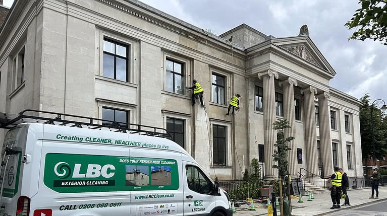 Bermondsey Town Hall Facade Clean