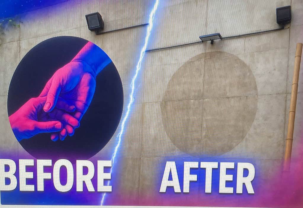 Graffiti Art Painted Mural Removal Art Painted Mural Removal