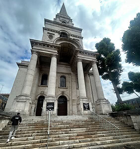 DOFF Steam Cleaning & Stone Cleaning at Christ Church Spitalfields, London