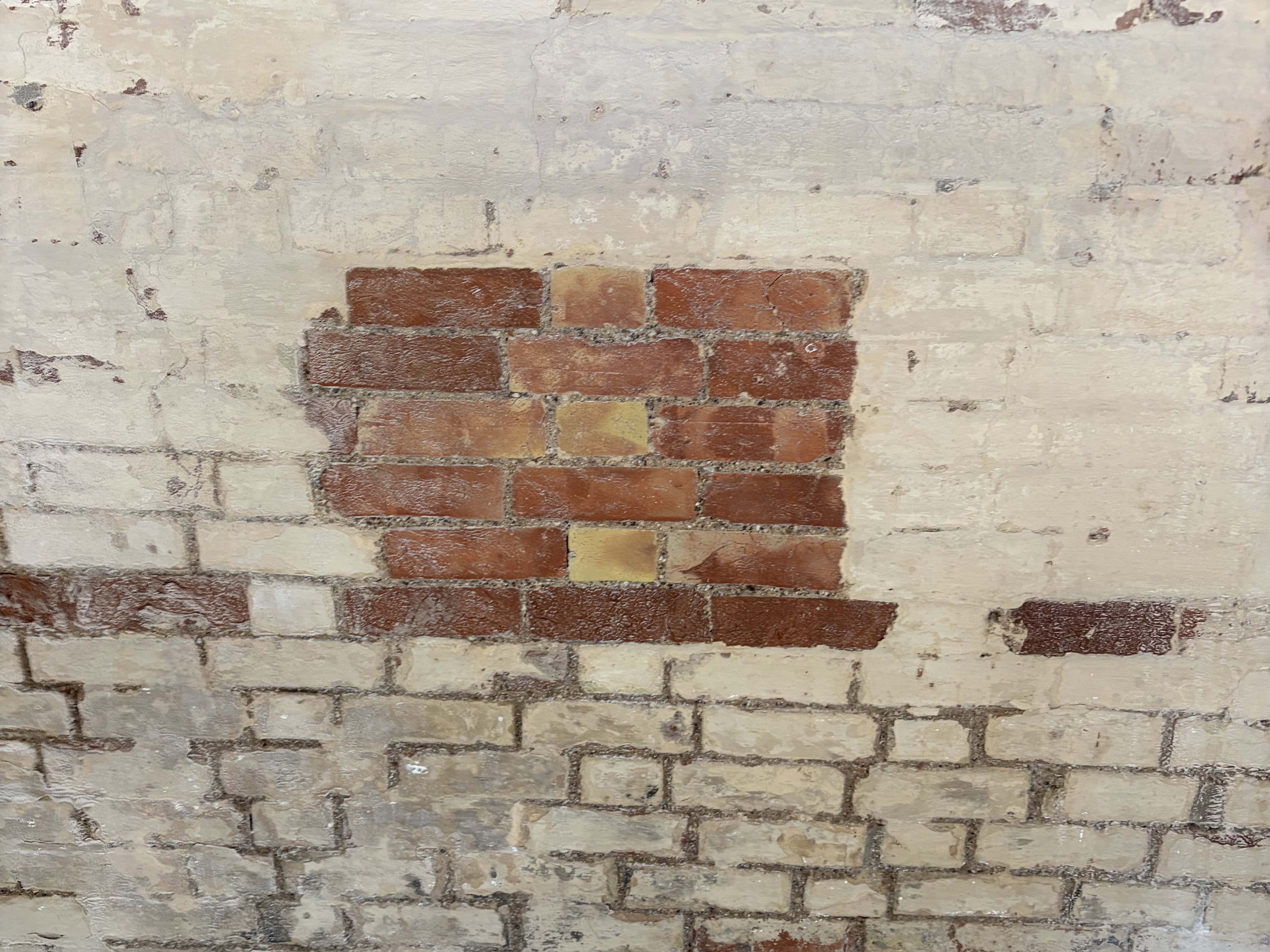 Paint removal from brick